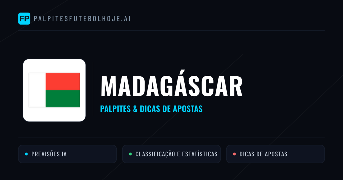 Madagáscar Palpites & Estatísticas