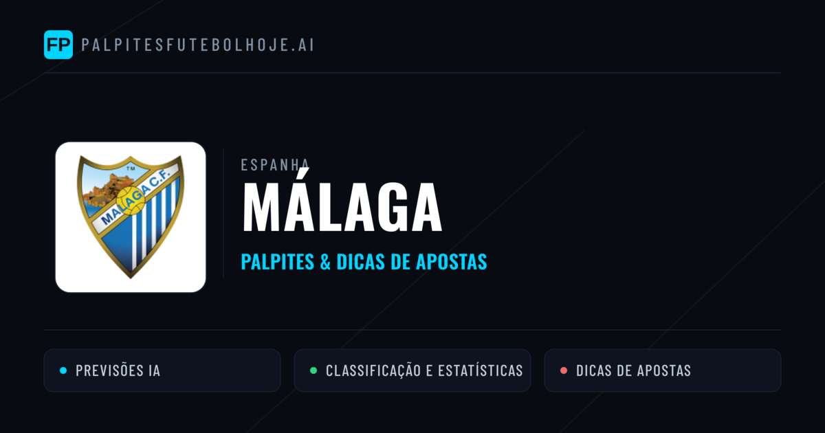 Málaga Palpites & Estatísticas