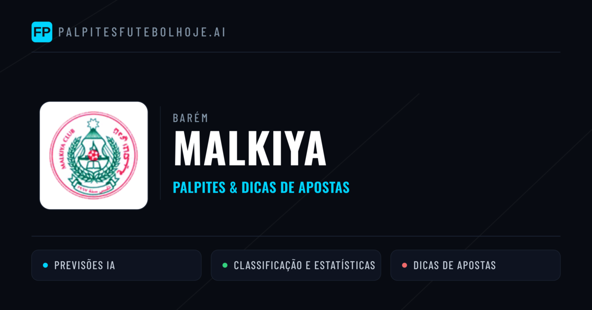 Malkiya Palpites & Estatísticas