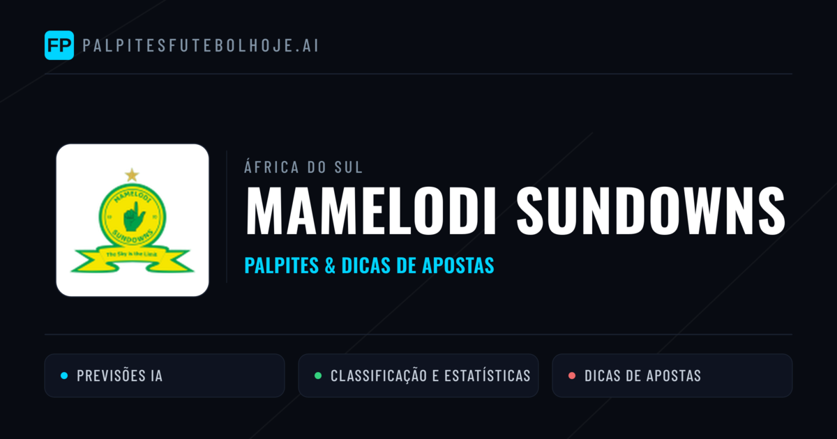 Mamelodi Sundowns Palpites & Estatísticas