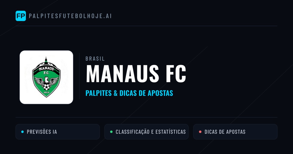 Manaus FC Palpites & Estatísticas