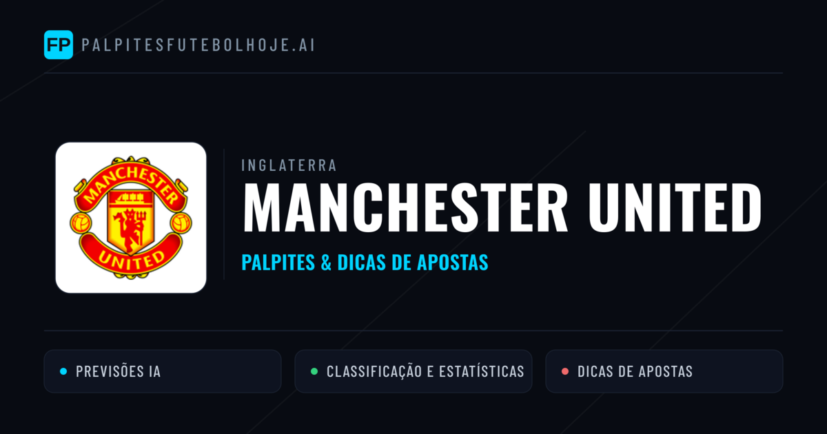 Manchester United Palpites & Estatísticas