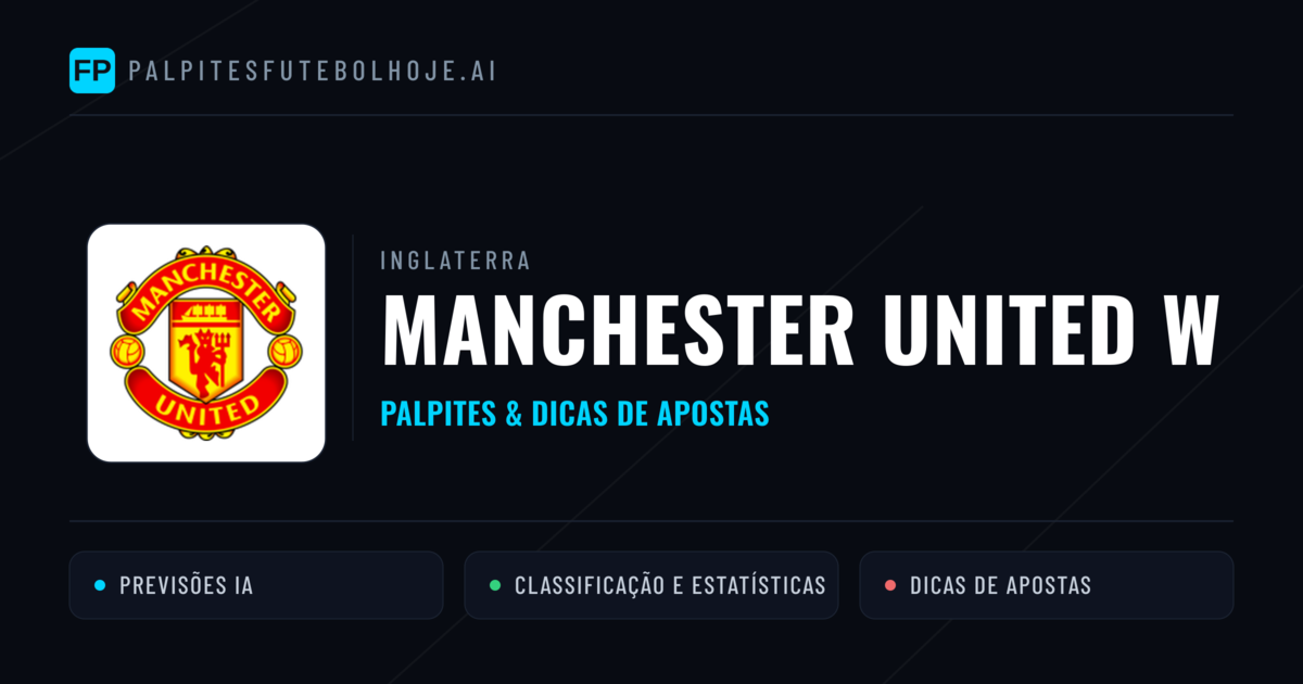 Manchester United W Palpites & Estatísticas