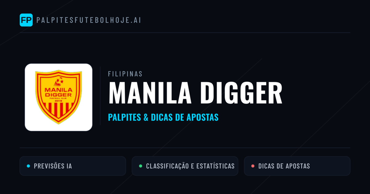 Manila Digger Palpites & Estatísticas