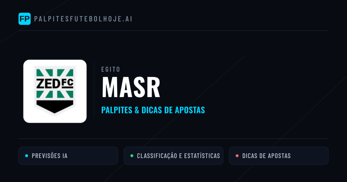 Masr Palpites & Estatísticas