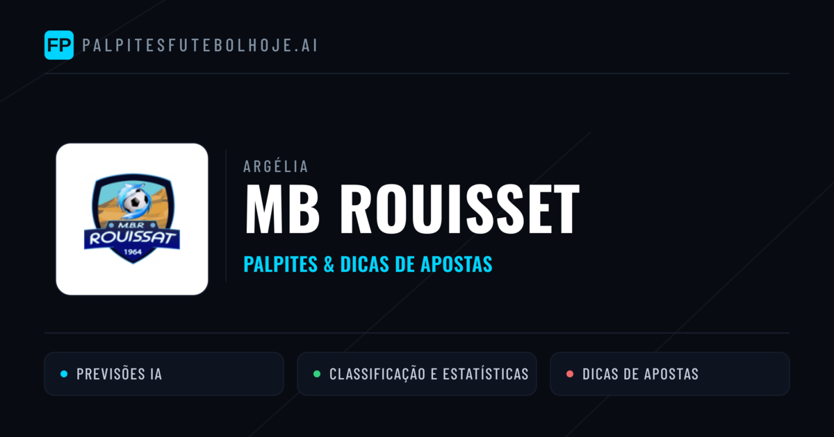 MB Rouisset Palpites & Estatísticas