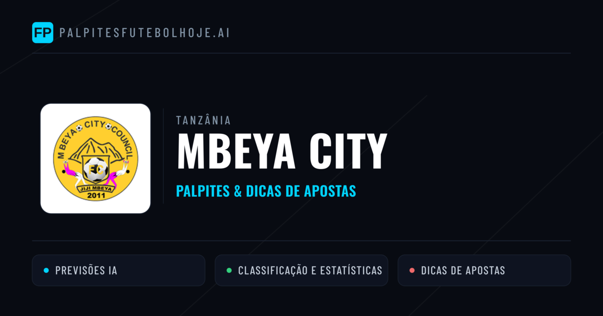 Mbeya City Palpites & Estatísticas