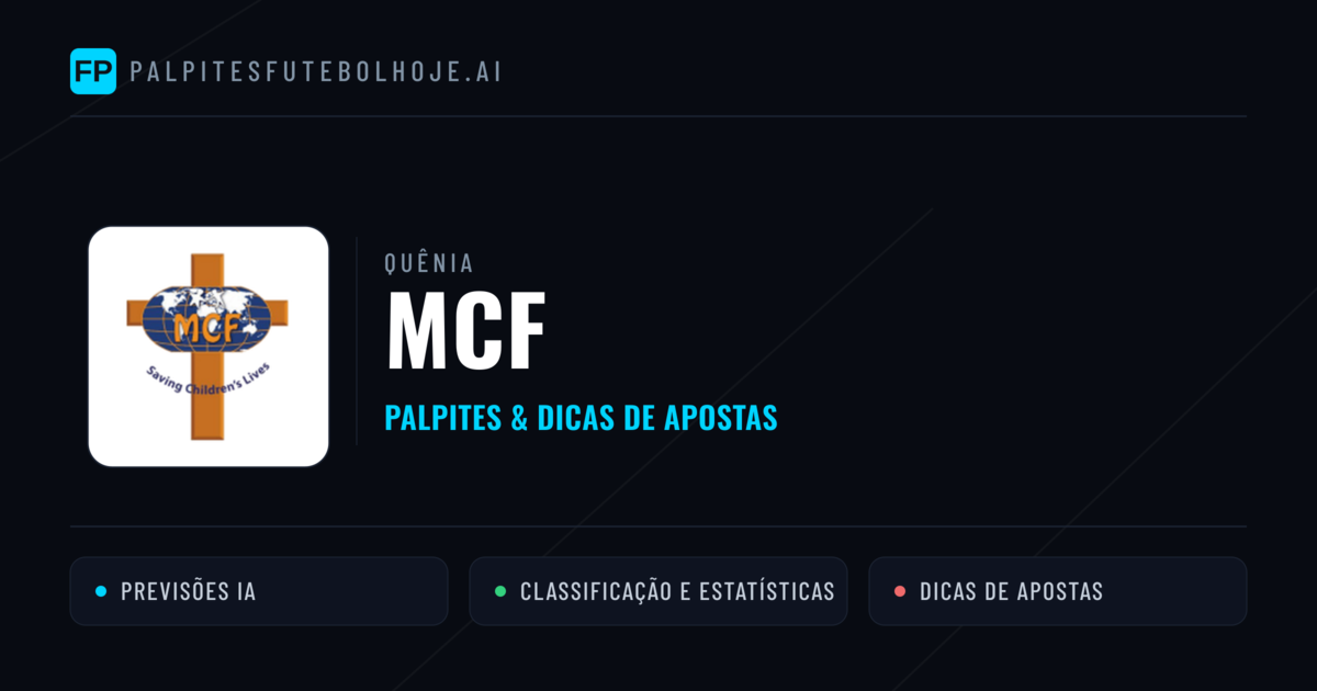 MCF Palpites & Estatísticas