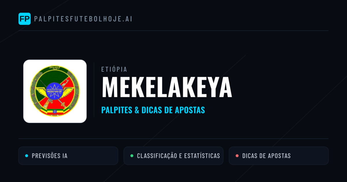 Mekelakeya Palpites & Estatísticas