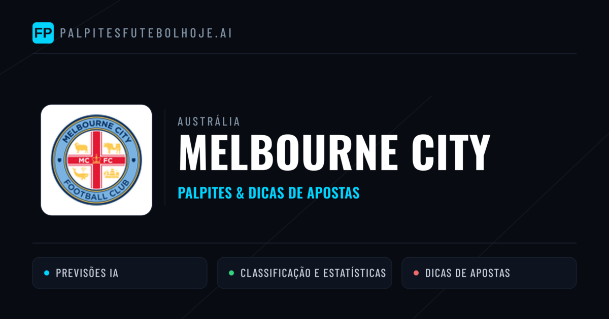 Melbourne City Palpites & Estatísticas