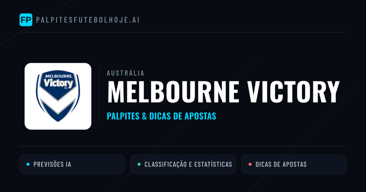 Melbourne Victory Palpites & Estatísticas
