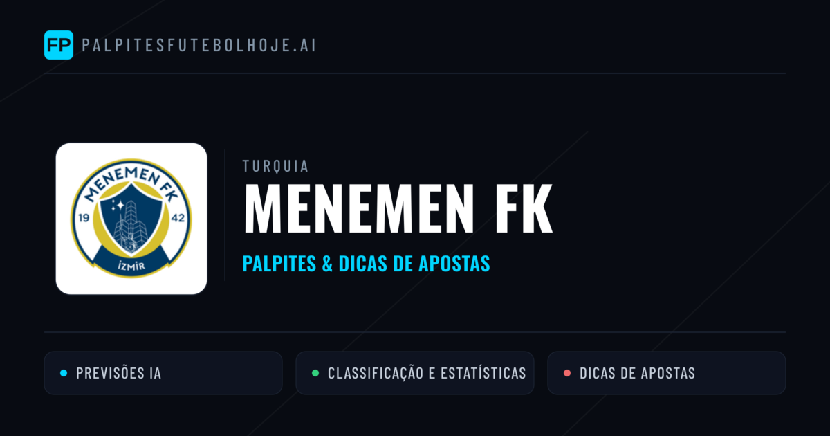 Menemen FK Palpites & Estatísticas