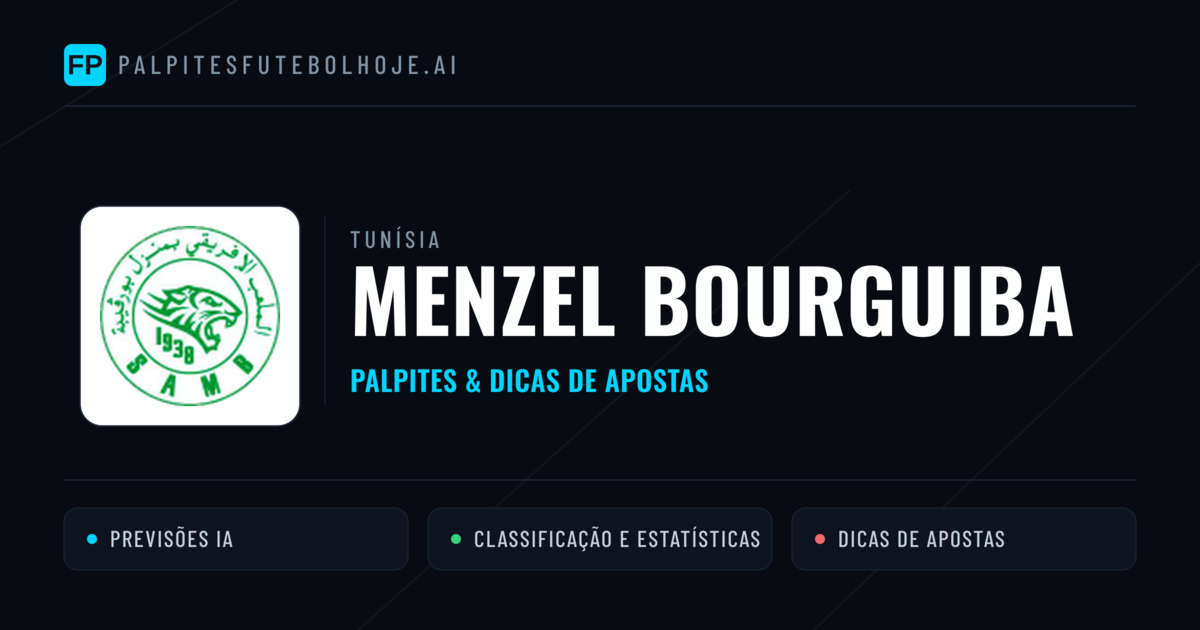 Menzel Bourguiba Palpites & Estatísticas