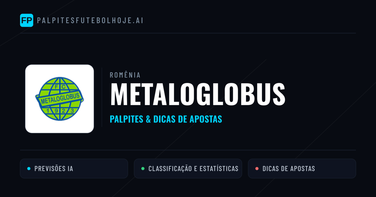 Metaloglobus Palpites & Estatísticas