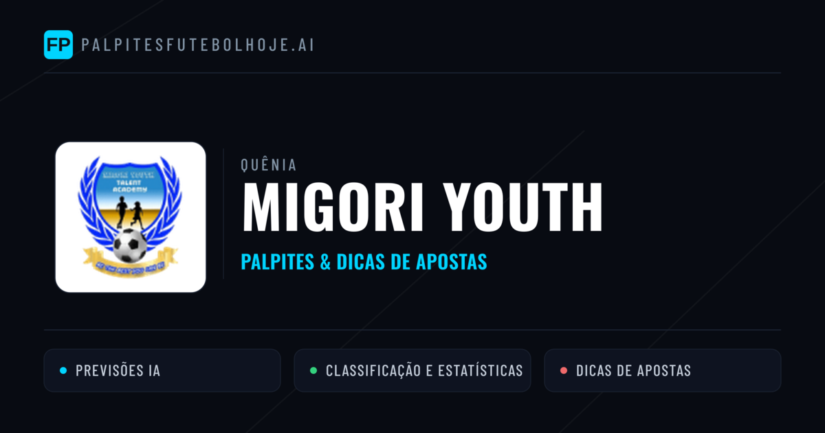 Migori Youth Palpites & Estatísticas