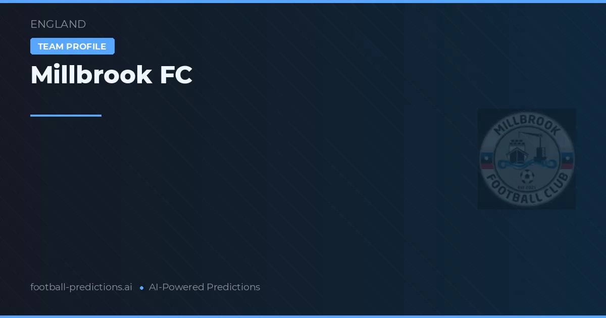 Millbrook FC Palpites & Estatísticas