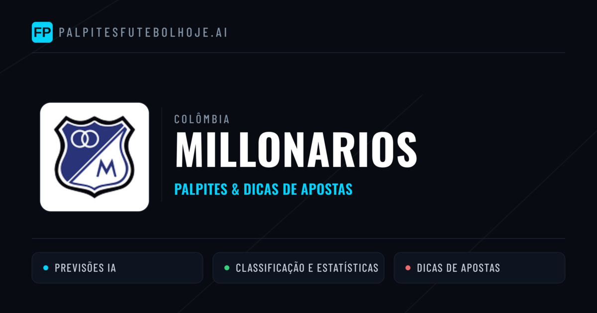 Millonarios Palpites & Estatísticas