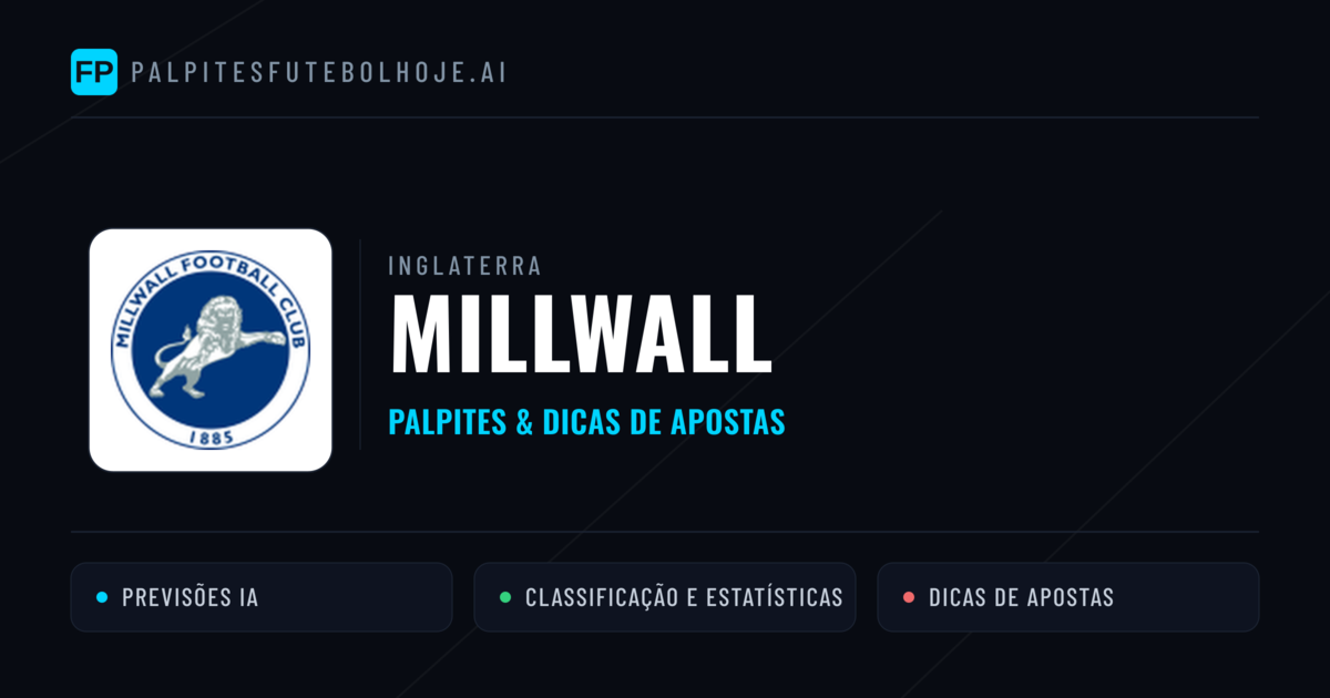 Millwall Palpites & Estatísticas