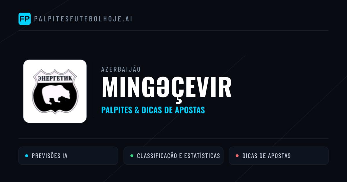 Mingəçevir Palpites & Estatísticas