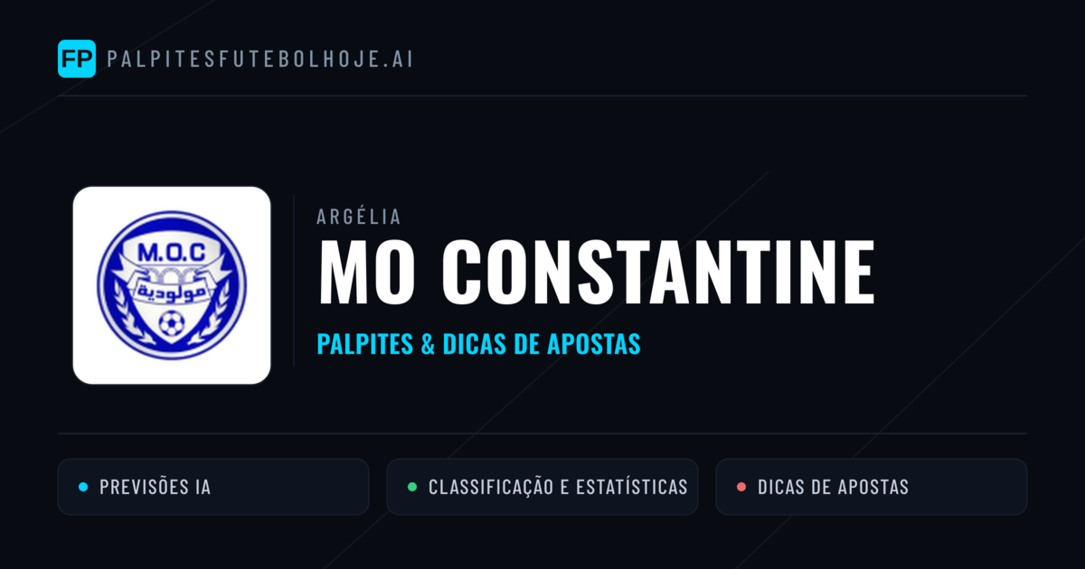 MO Constantine Palpites & Estatísticas