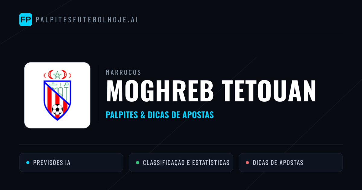 Moghreb Tetouan Palpites & Estatísticas