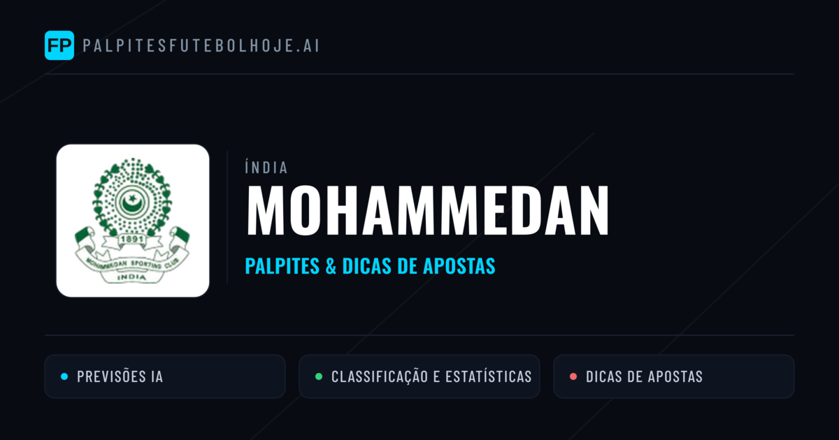 Mohammedan Palpites & Estatísticas