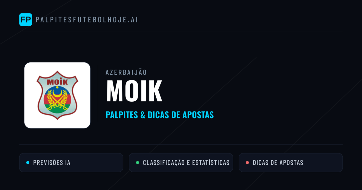 MOIK Palpites & Estatísticas