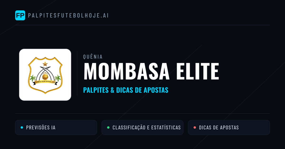 Mombasa Elite Palpites & Estatísticas