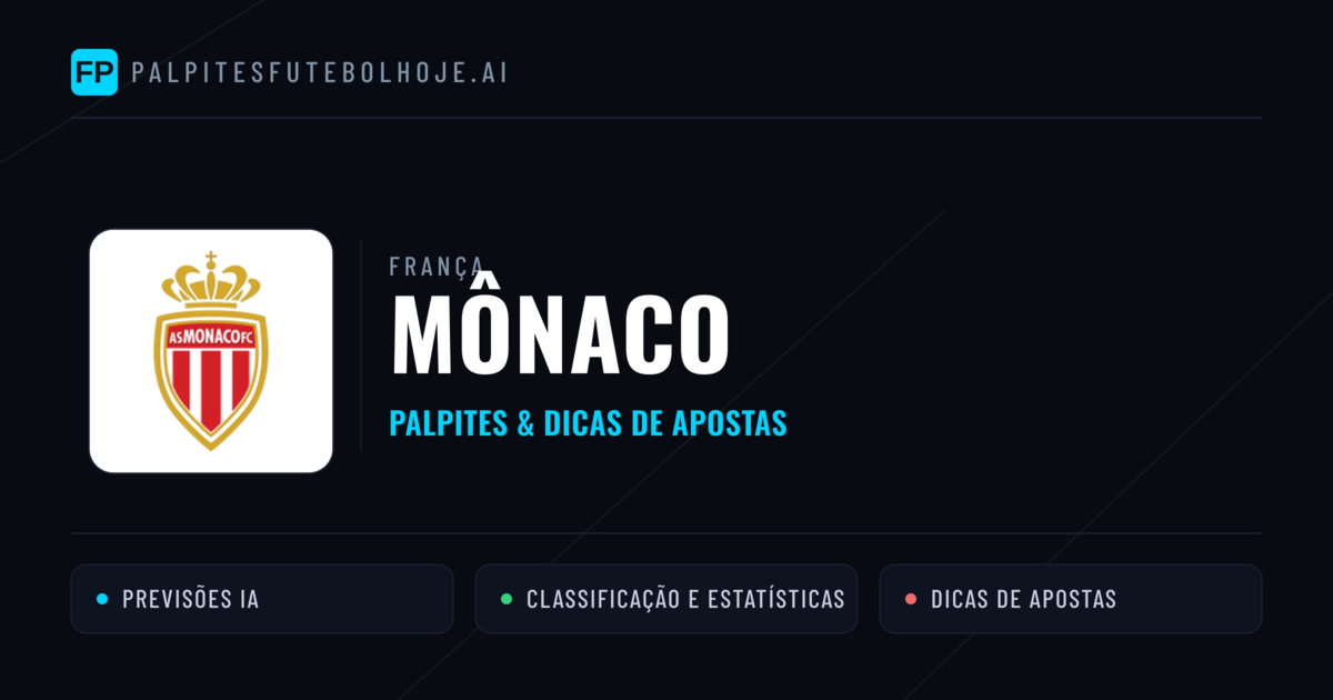 Mônaco Palpites & Estatísticas