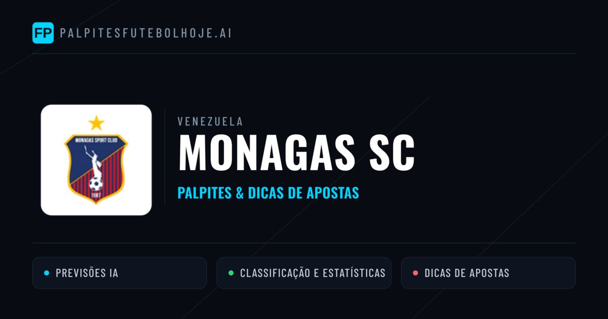 Monagas SC Palpites & Estatísticas