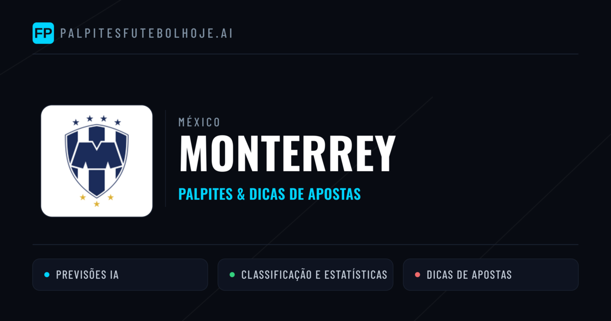 Monterrey Palpites & Estatísticas