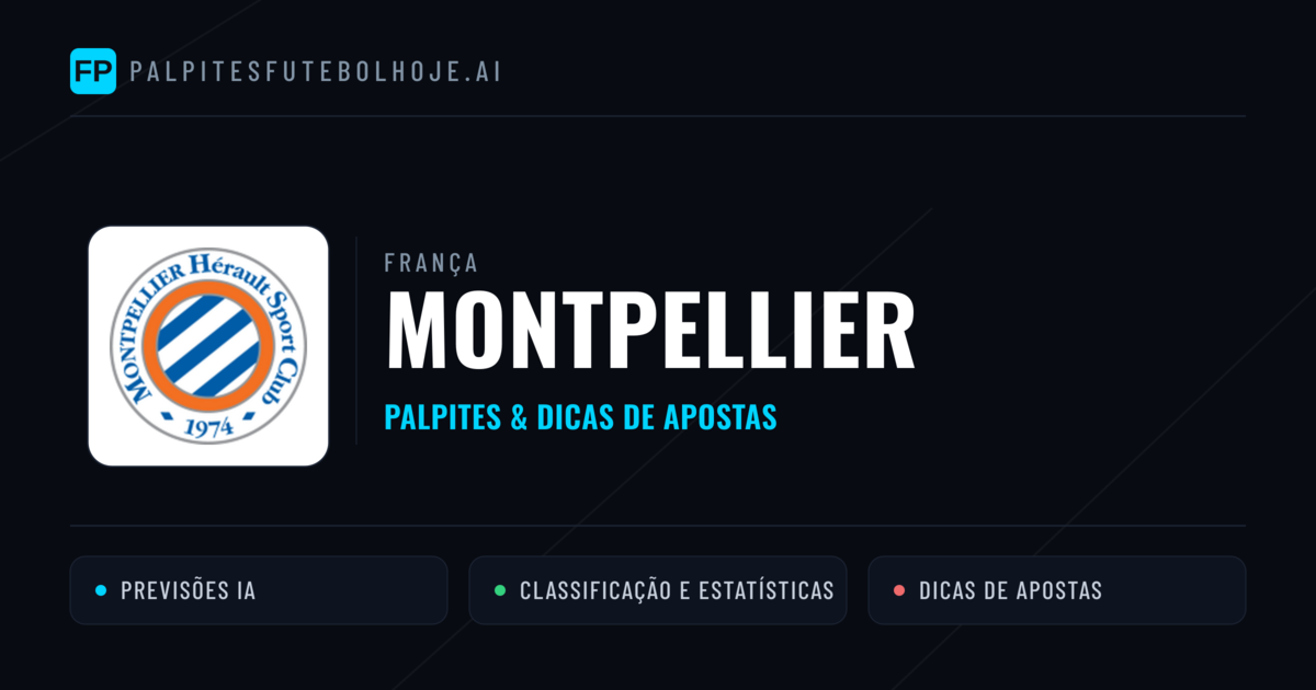 Montpellier Palpites & Estatísticas