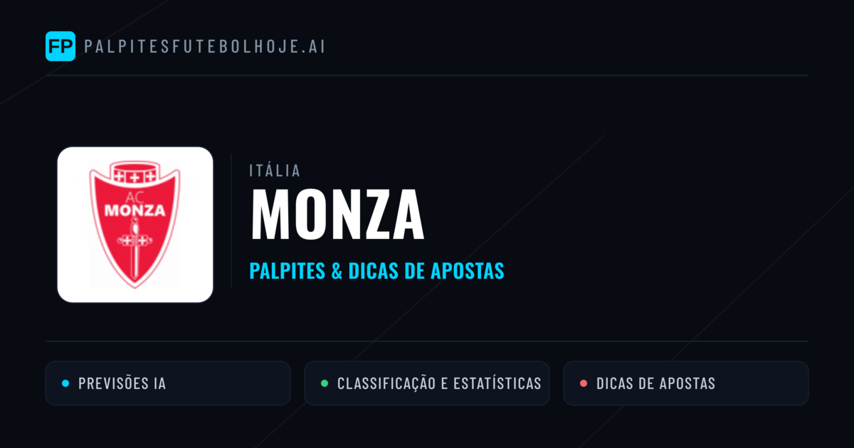 Monza Palpites & Estatísticas