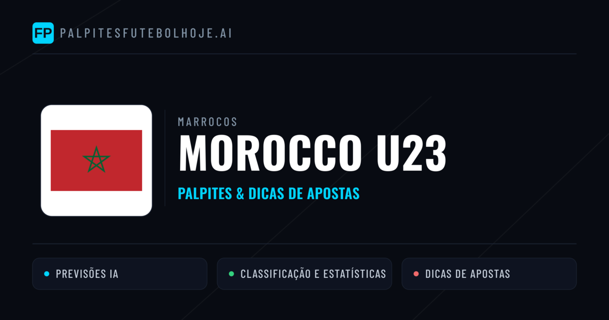 Morocco U23 Palpites & Estatísticas