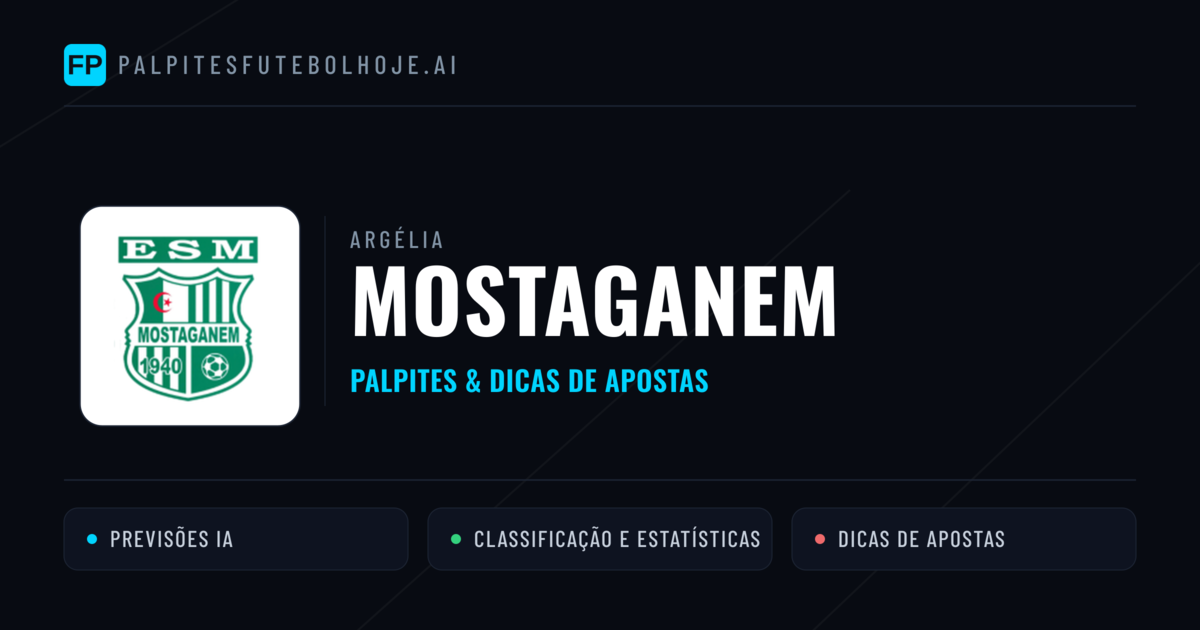 Mostaganem Palpites & Estatísticas