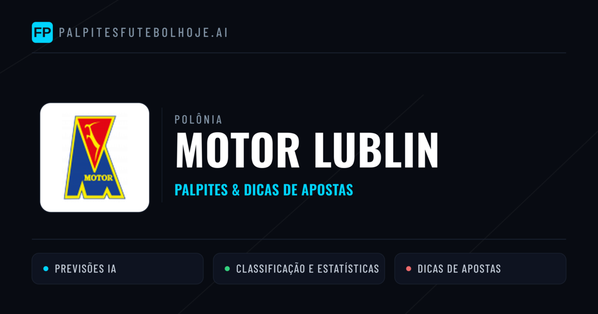 Motor Lublin Palpites & Estatísticas