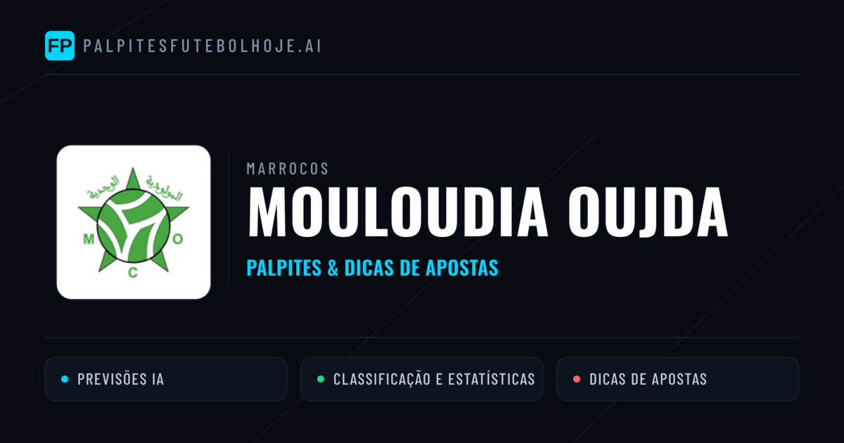 Mouloudia Oujda Palpites & Estatísticas
