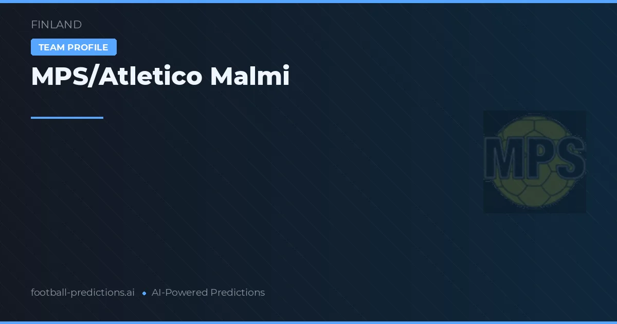 MPS / Atletico Malmi Palpites & Estatísticas