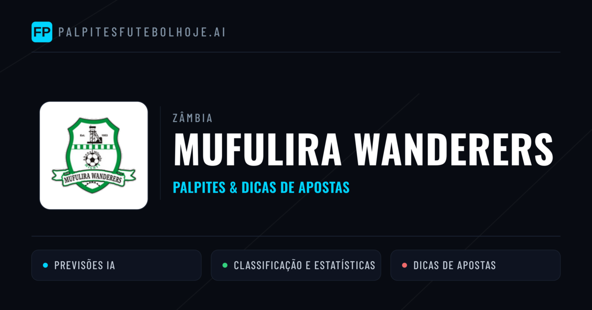 Mufulira Wanderers Palpites & Estatísticas