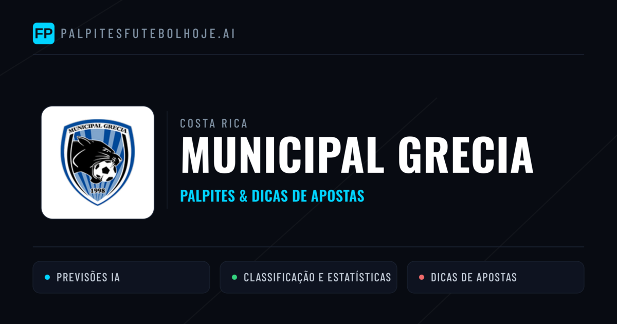 Municipal Grecia Palpites & Estatísticas