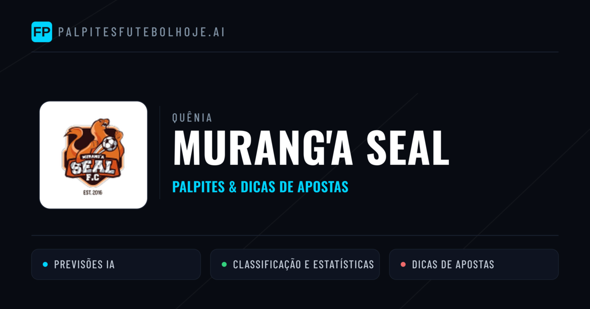Murang'a SEAL Palpites & Estatísticas
