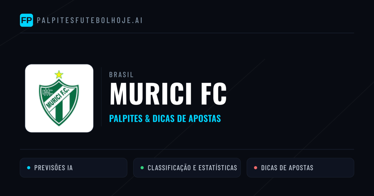 Murici FC Palpites & Estatísticas