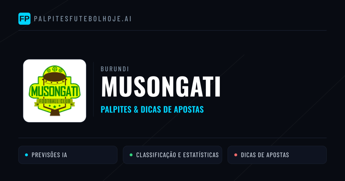 Musongati Palpites & Estatísticas