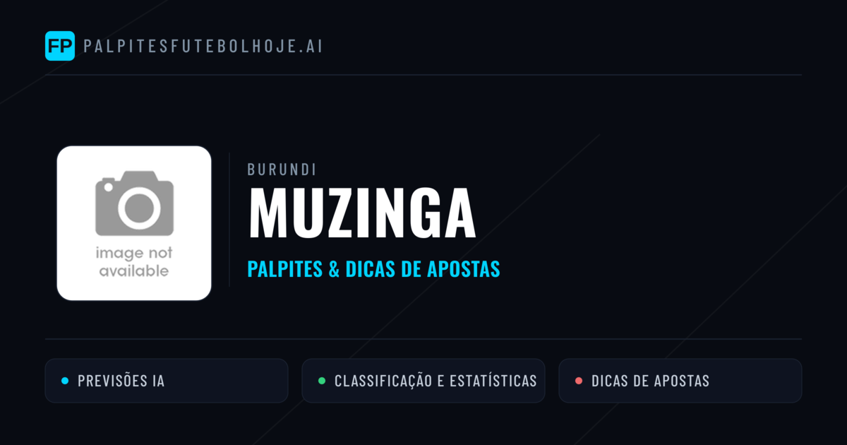 Muzinga Palpites & Estatísticas
