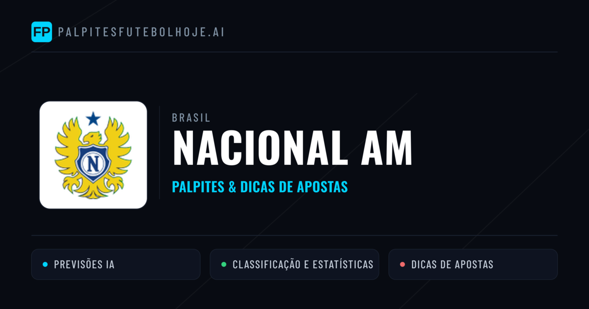 Nacional AM Palpites & Estatísticas