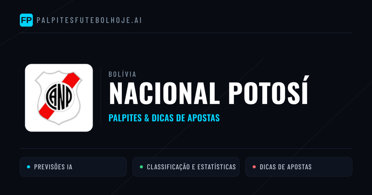 Nacional Potosí Palpites & Estatísticas