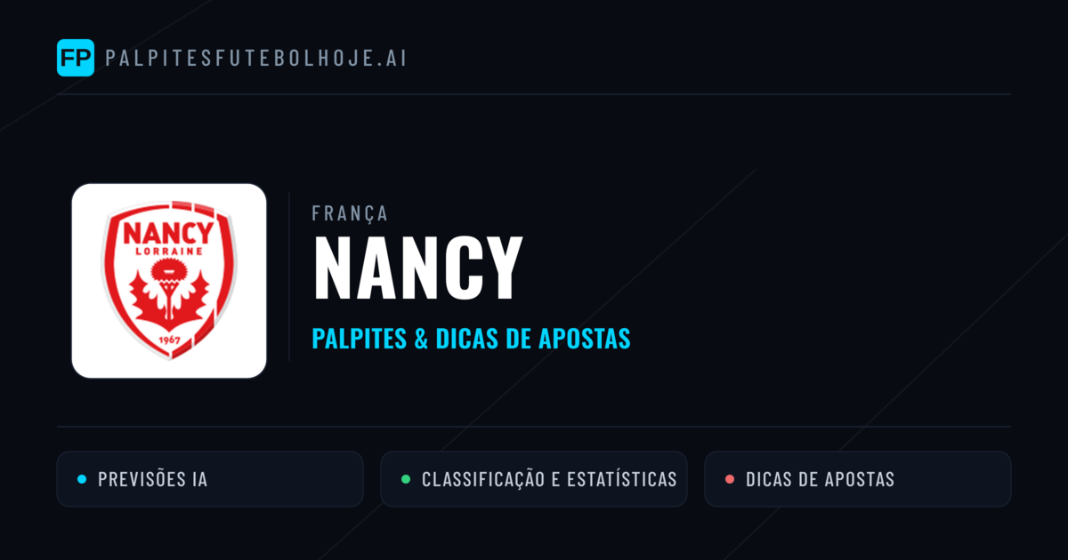 Nancy Palpites & Estatísticas
