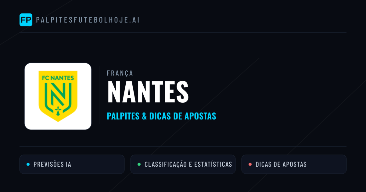 Nantes Palpites & Estatísticas