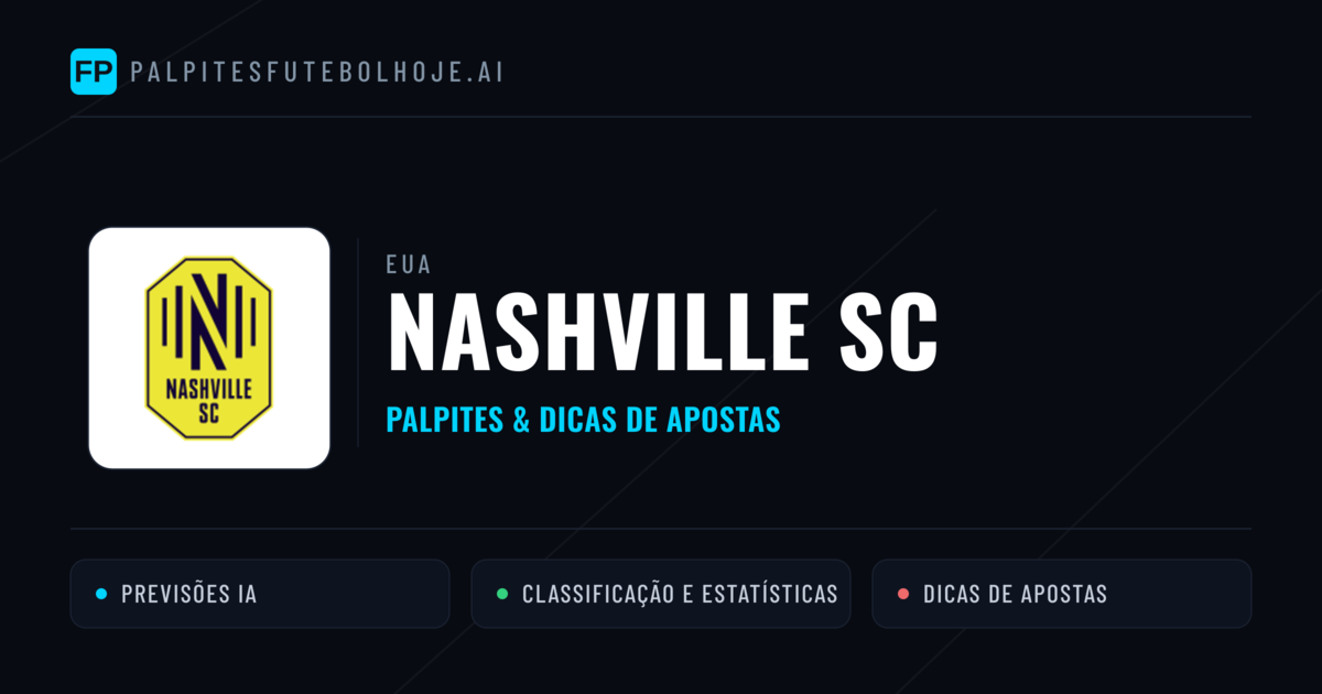 Nashville SC Palpites & Estatísticas