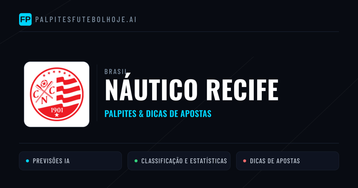 Náutico Recife Palpites & Estatísticas